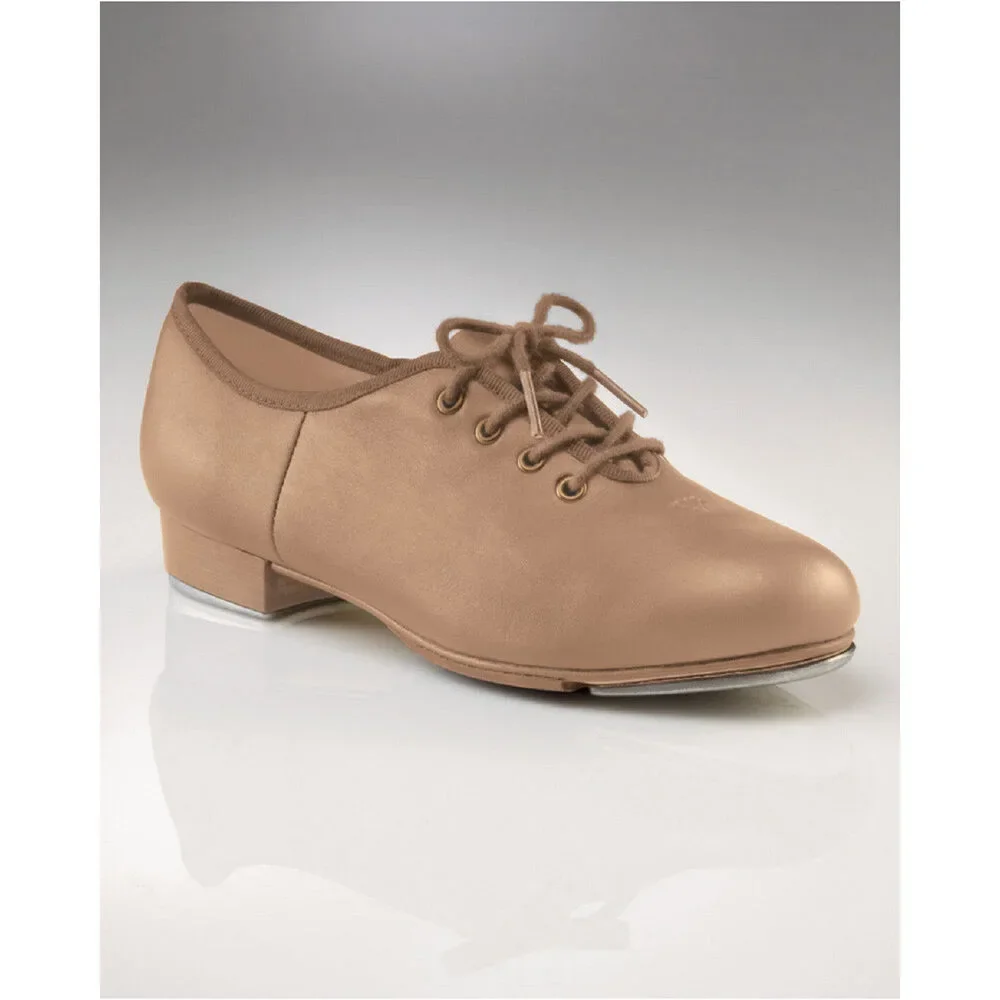 NEW Open Box Tap Shoes Capezio CG55 Child 10.5M Tan Oxford Leather Lace Up Full
